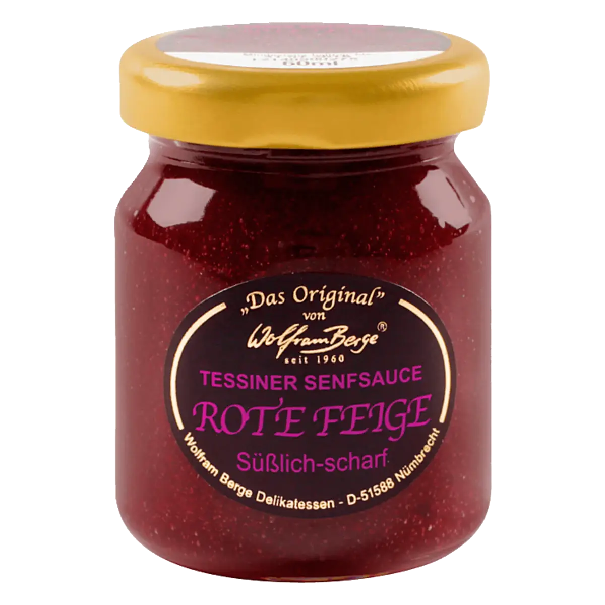 Tessiner Senfsauce, Rote Feige, 60 ml