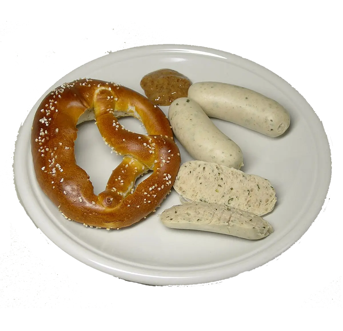 'B' Weisswurst w/ Pretzel (Food Shop)