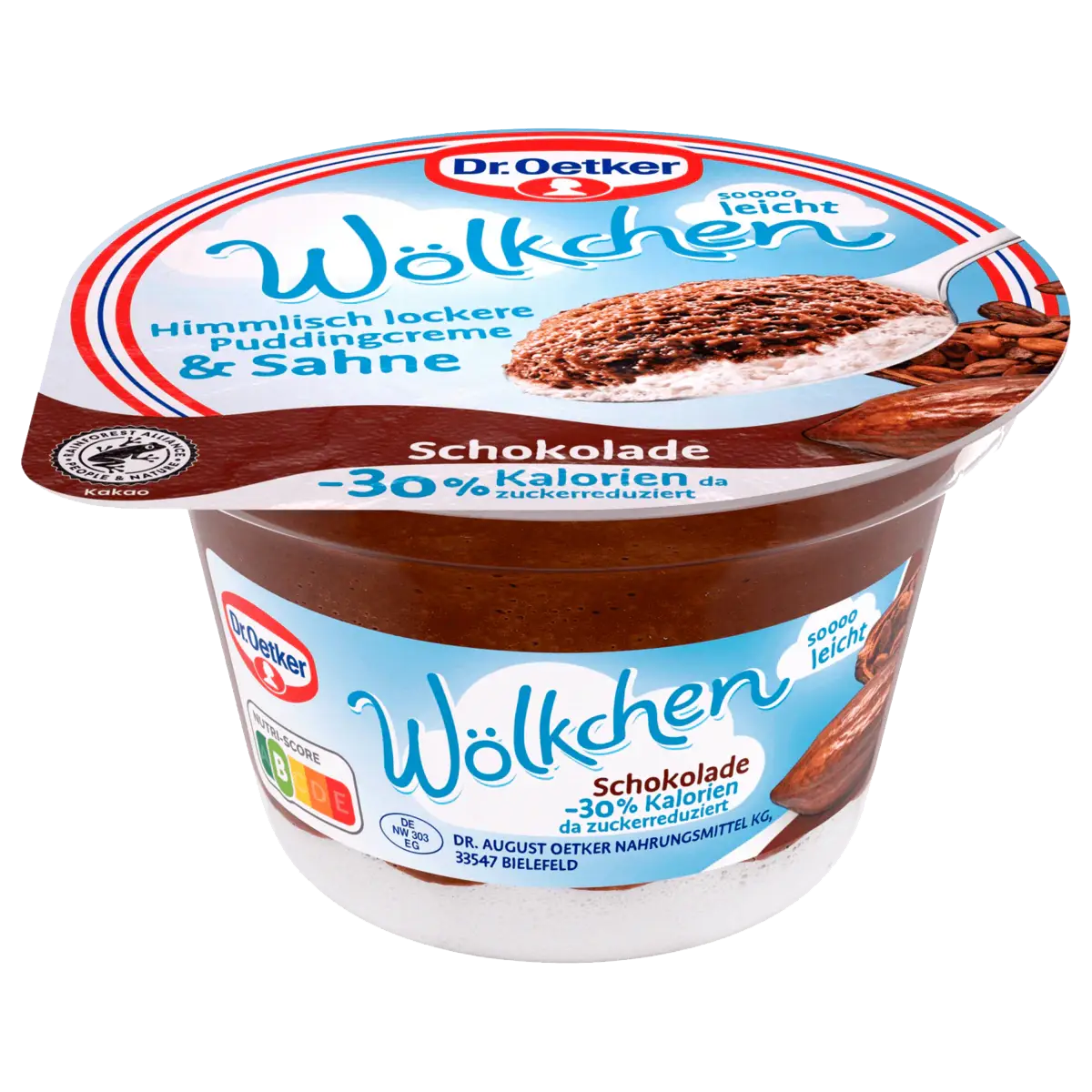 Dr Oetker Woelkchen, chocolate, -30%, 125 g