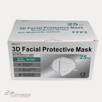 FFP2 / KN95 masks, 5-layer protection with comfortable fit (25 pcs)