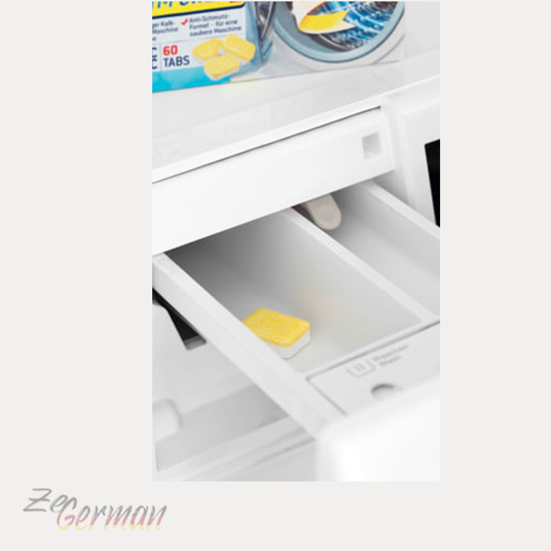 Washing machine cleaner & descaler tabs, 60 pcs