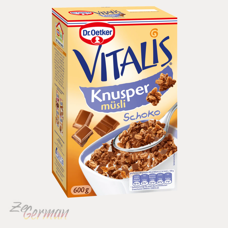Vitalis Crunchy muesli chocolate, 600 g