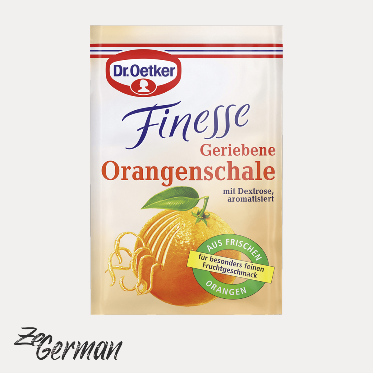Finesse grated orange peel, 3 x 6 g
