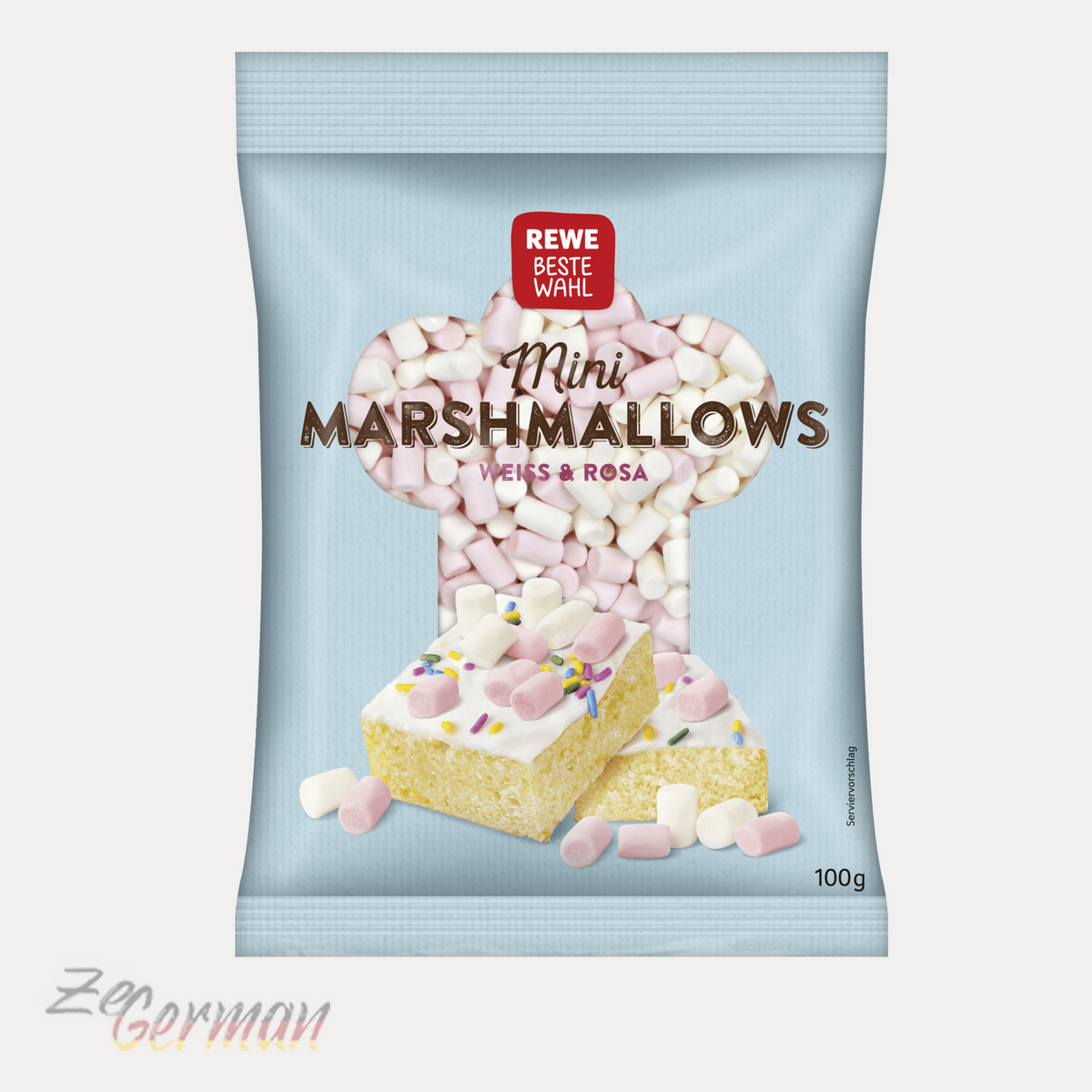 Mini Marshmallows White & Pink, 100 g