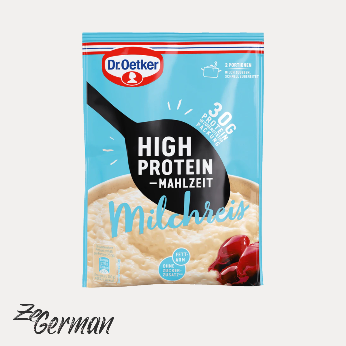 High Protein, Rice pudding, 104 g