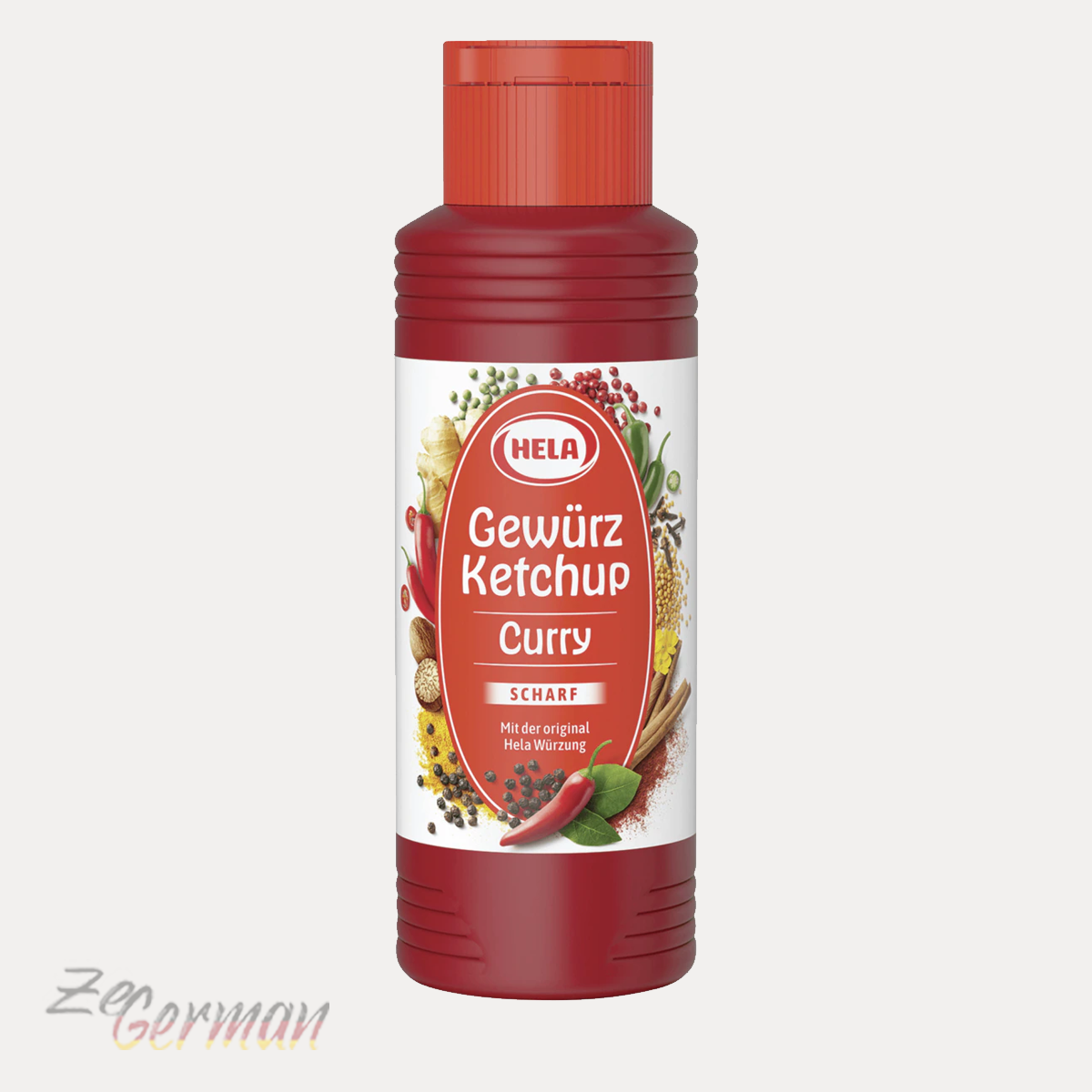 Curry spice ketchup hot, 300 ml