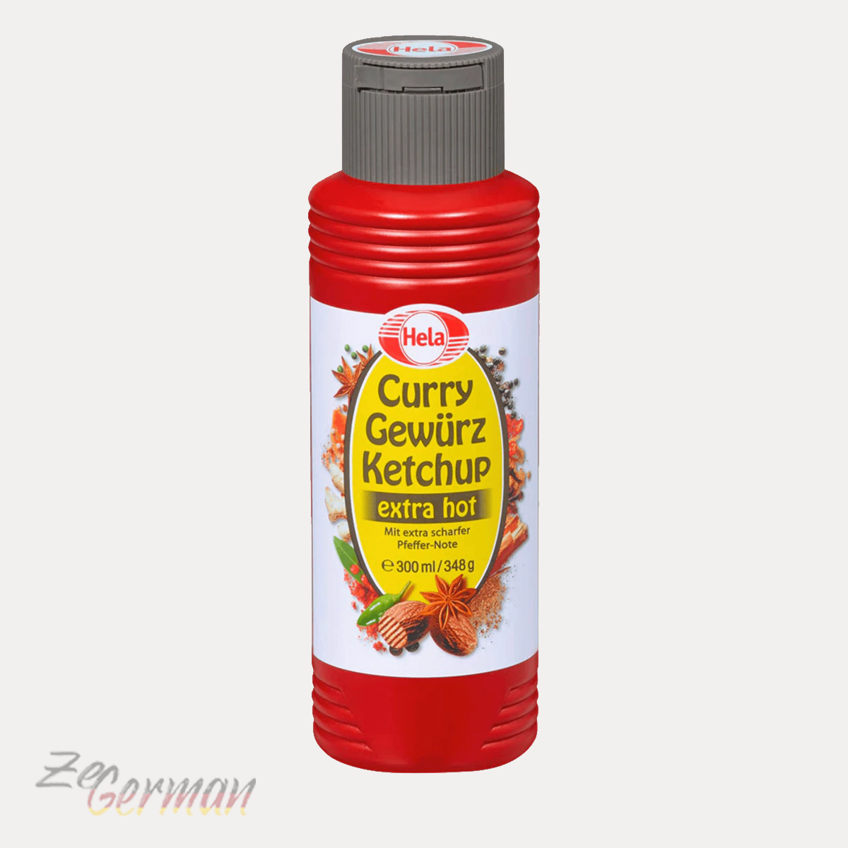 Curry Gewürz Ketchup extra scharf, 300 ml