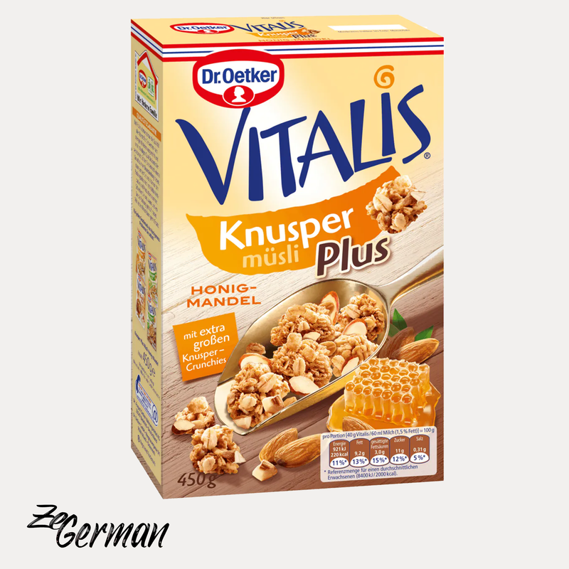 Vitalis Crunchy muesli Honey-Almond, 450 g