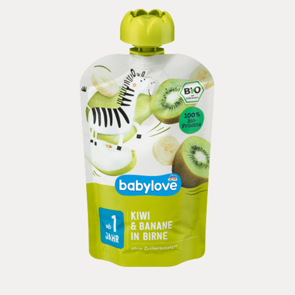 Pouch Smoothie Kiwi & banana in pear, 100 g