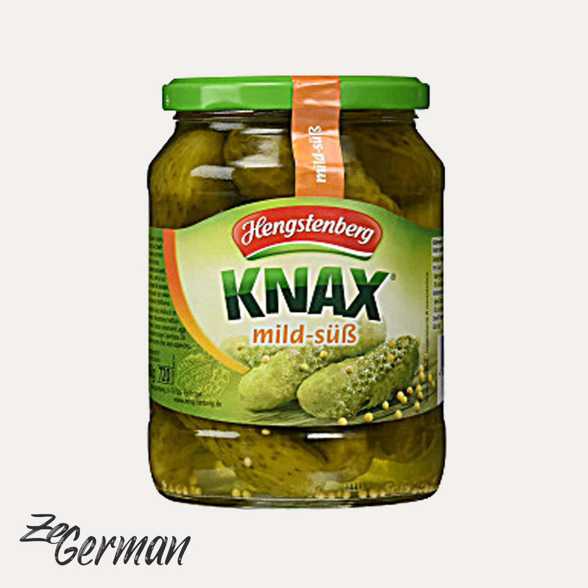 Knax gherkins, mild-sweet, 720 ml