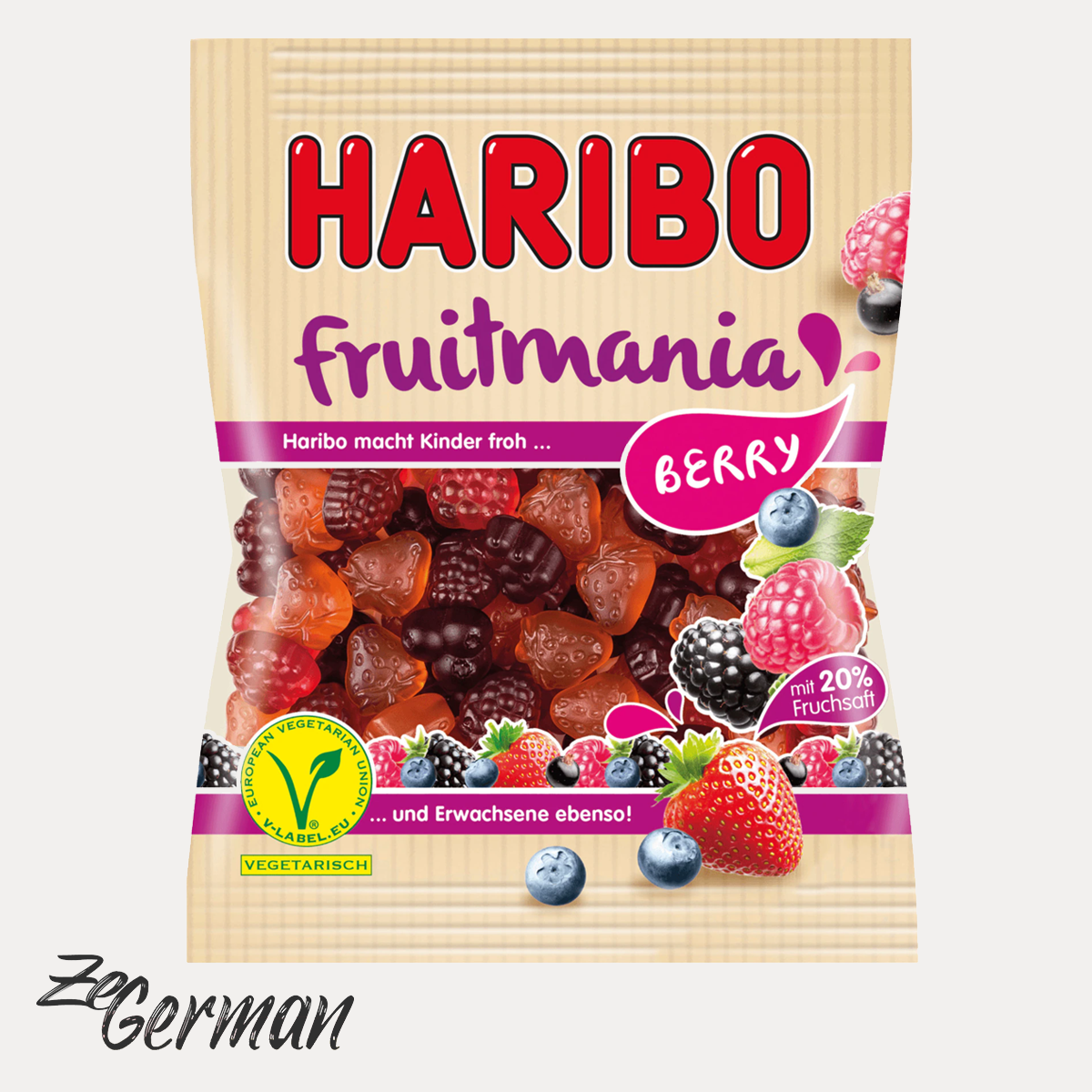 Haribo fruitmania Berry, 175 g
