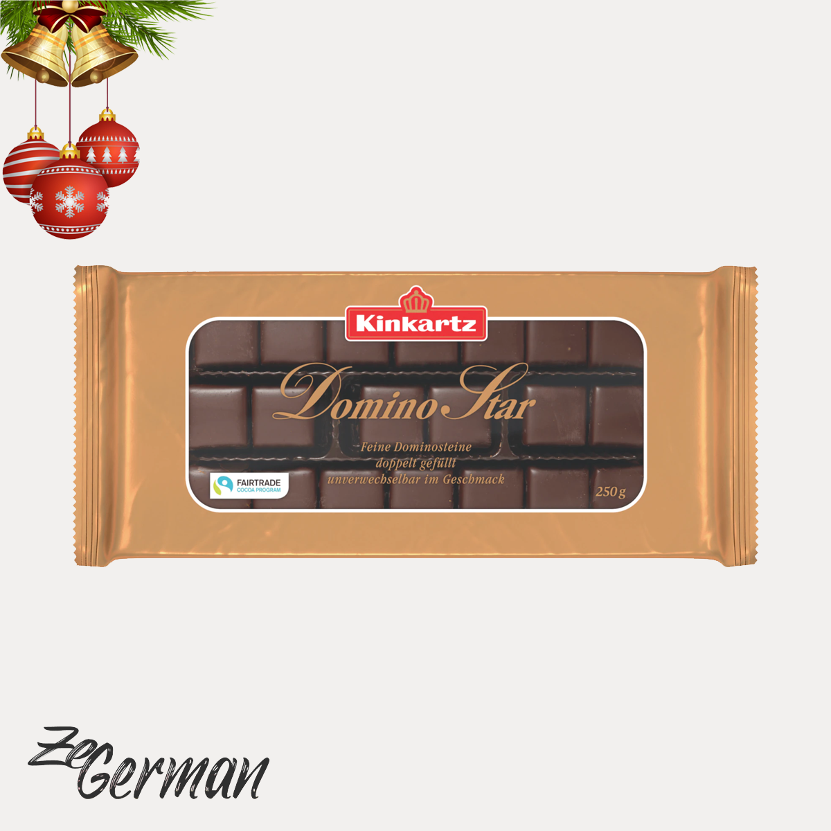 Dominos dark chocolate, 250 g