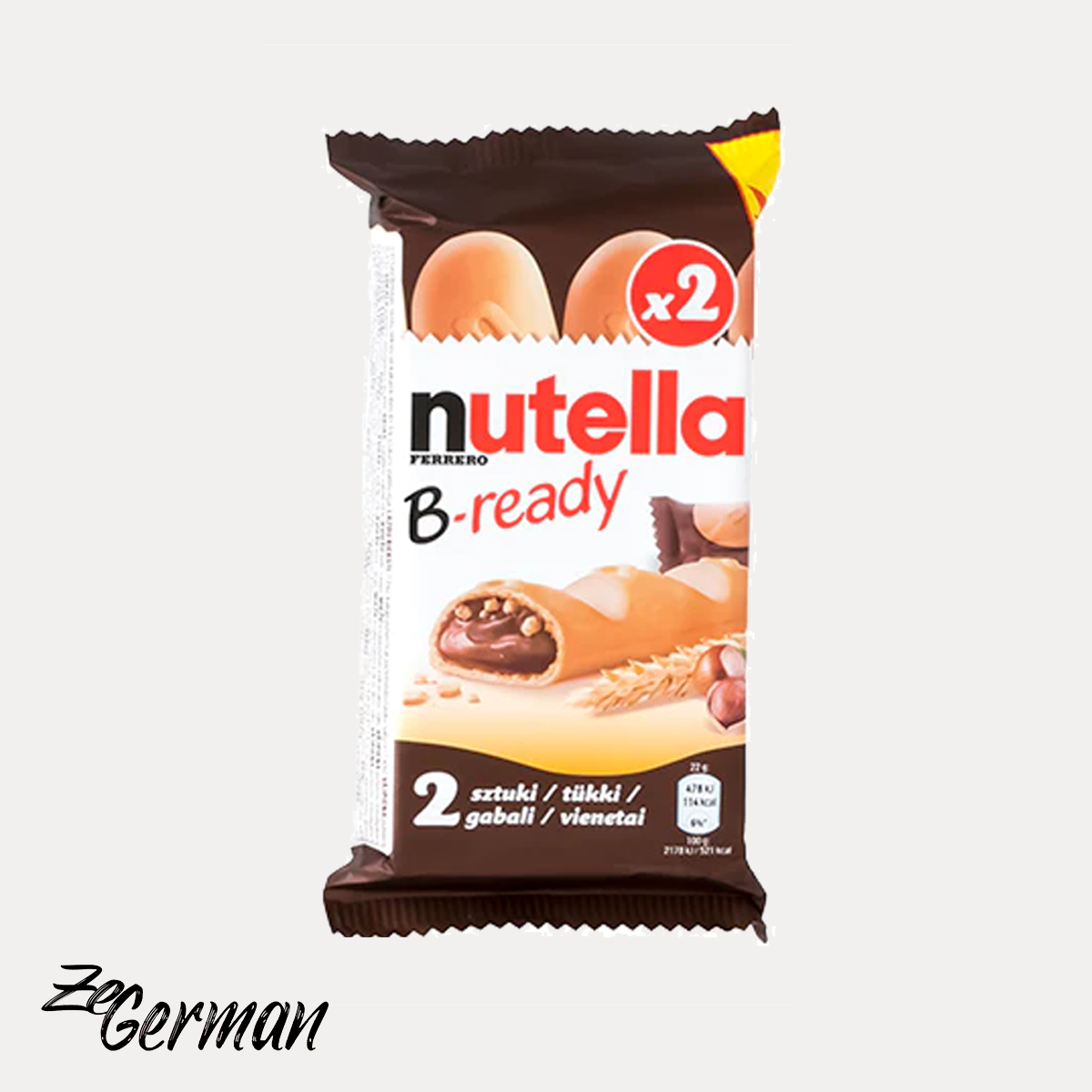 Nutella B-ready, 2 pcs