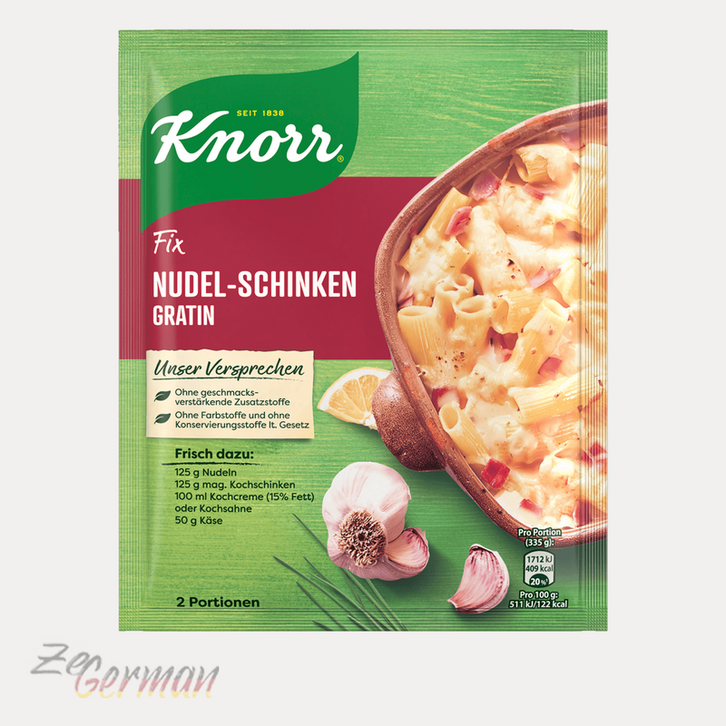 Knorr-Fix pasta-ham gratin, 2 portions