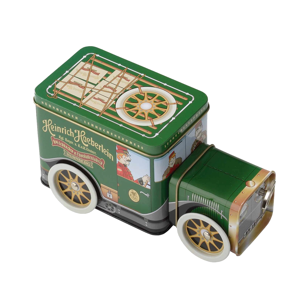 Gingerbread Express with music box, 200 g content